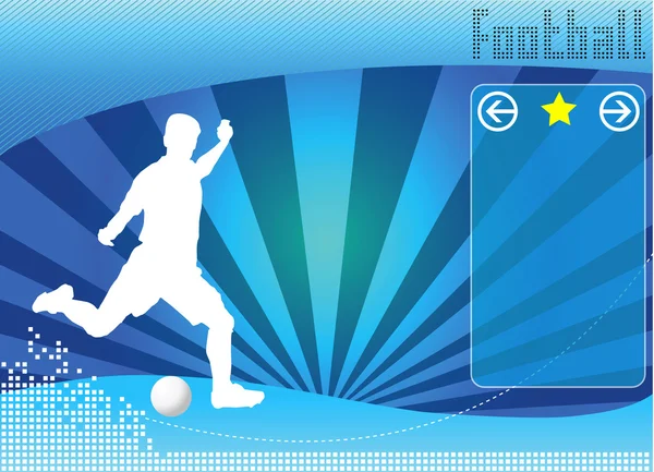 Soccer concept background — Stock Vector