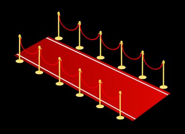 Red carpet clipart