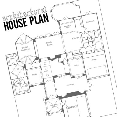 House plan clipart