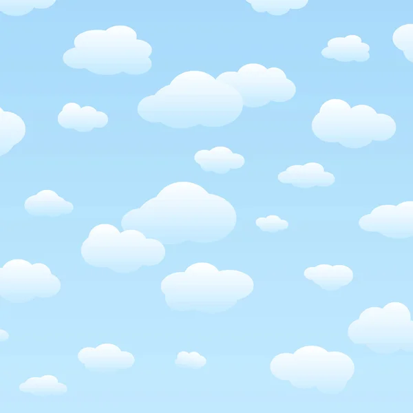 Lucht en wolken — Stockvector