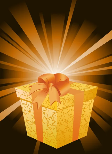 Surprise gift — Stock Vector