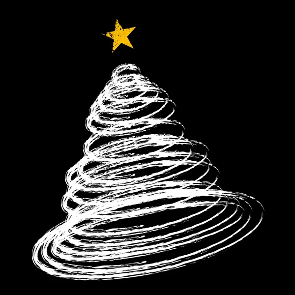 Christmas tree design — Stock Vector