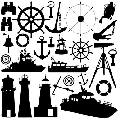 Sailing object vector clipart