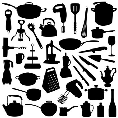 Kitchen tools clipart