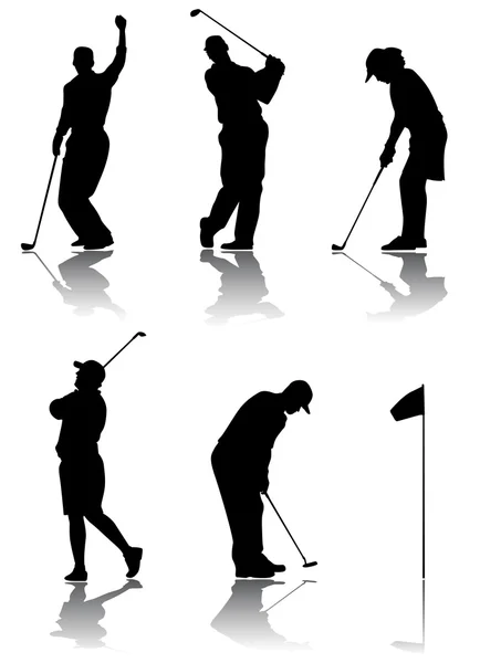 stock vector Golf player vector