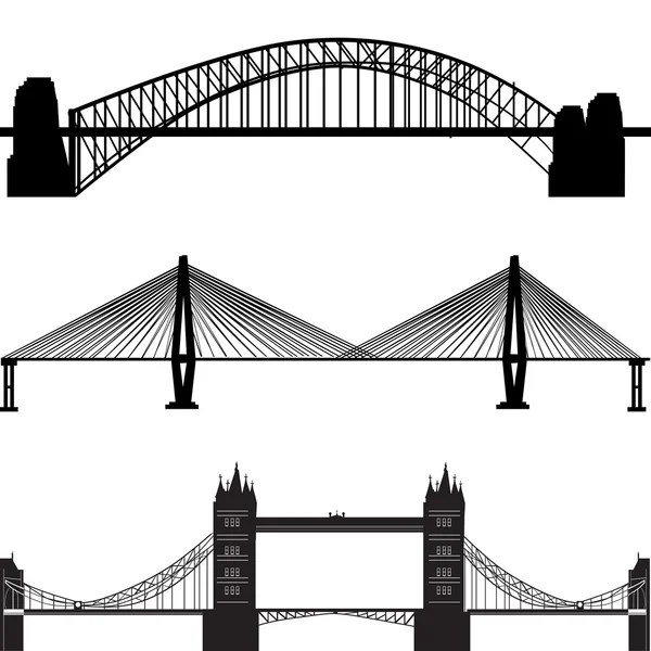 Набор мостов — стоковый вектор