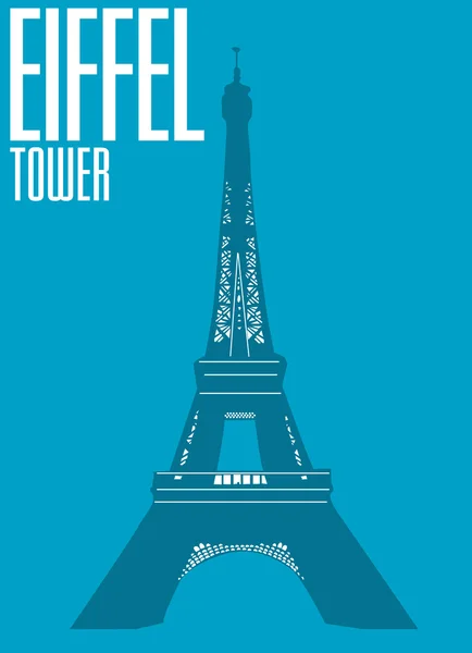 Eiffelova věž, Francie — Stockový vektor