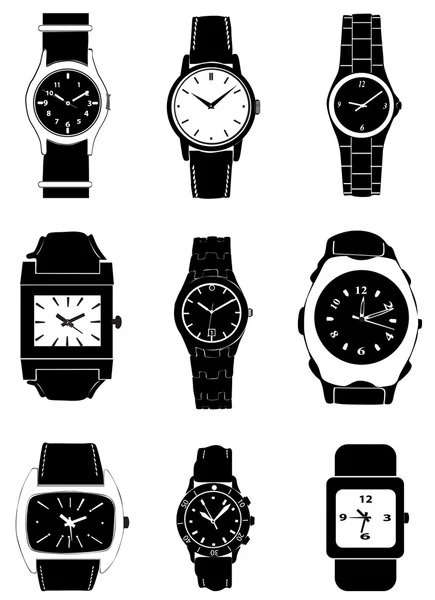 Vettore orologio moda — Vettoriale Stock