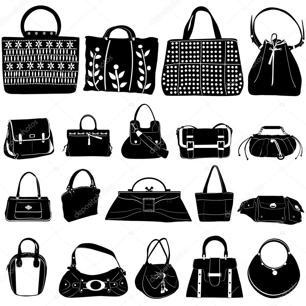 Fashion bag vector Stock Vector Image by ©bogalo #8555925