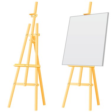 Easel board clipart