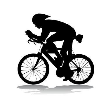 Bicycle race clipart