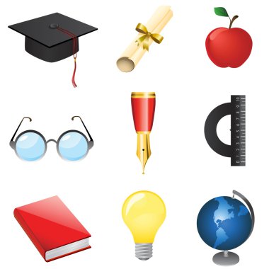 Set of education clipart