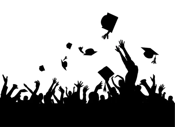 Fiesta de graduación — Vector de stock