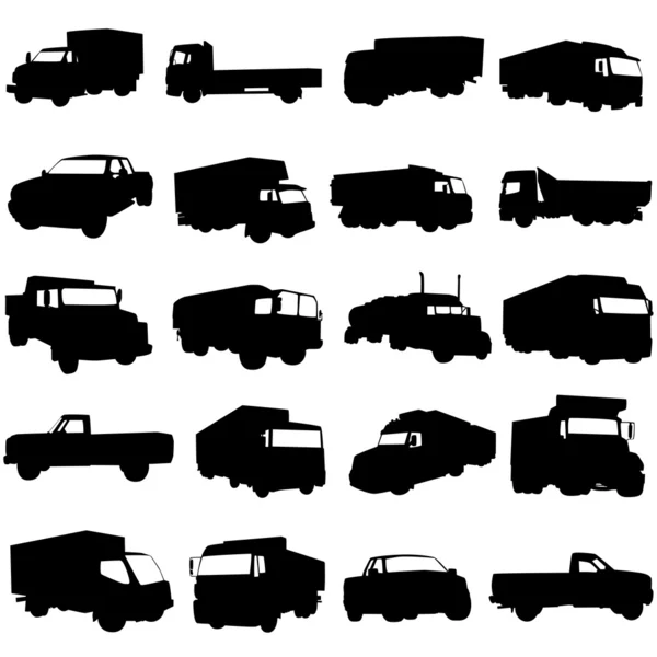 卡车组 — 图库矢量图片