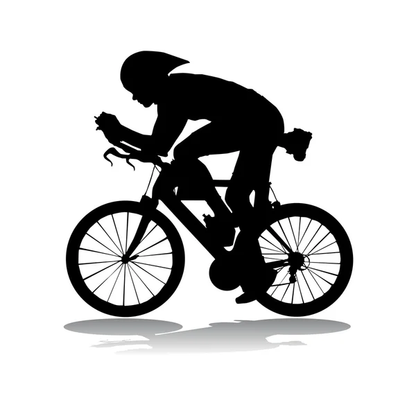 Corrida de bicicleta — Vetor de Stock