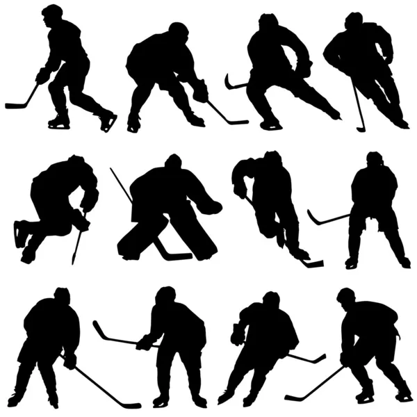 Zestaw Hokej na lodzie — Wektor stockowy