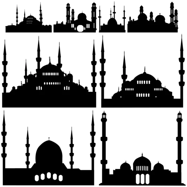 Мечеть набір — стоковий вектор