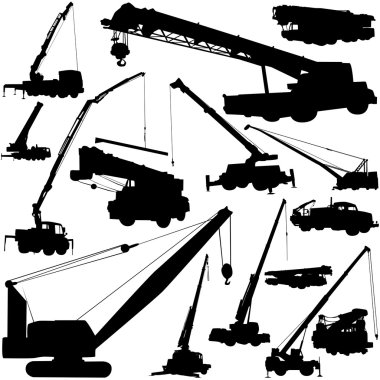 Construction objects set clipart