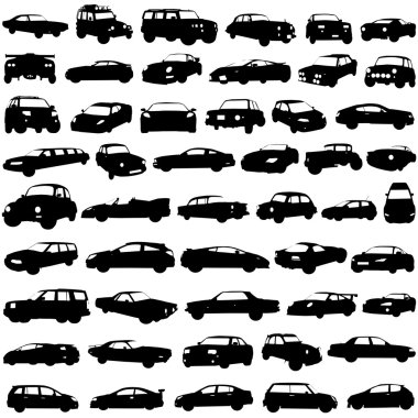 Set of cars clipart