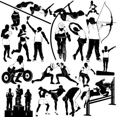 Sport set clipart