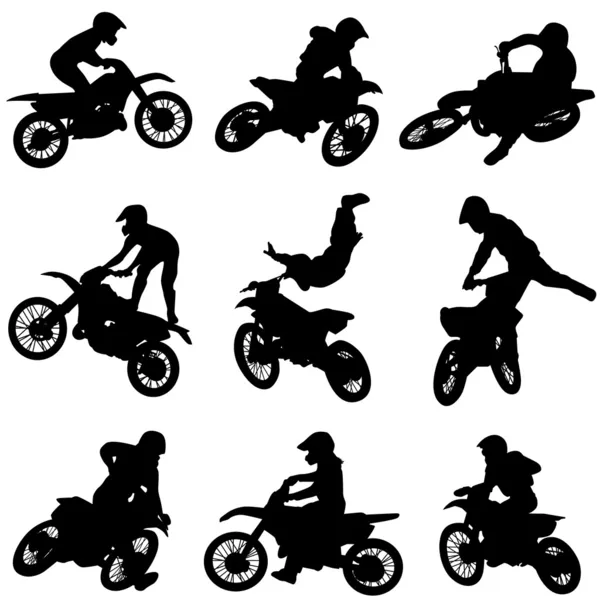 Set of motorcycle — Stock Vector