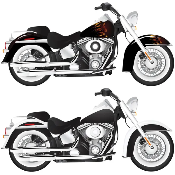 Ілюстрація другорядний мотоцикл — стоковий вектор