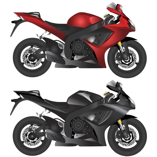 Motorcykel race detalj — Stock vektor