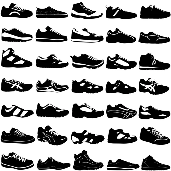 Ayakkabı seti Vektör Grafikler