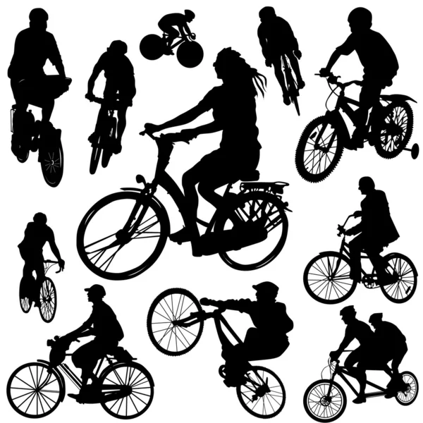 Vetor de bicicleta — Vetor de Stock