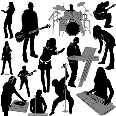 Musician vector clipart