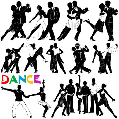 Dance vector (clothes detail) clipart