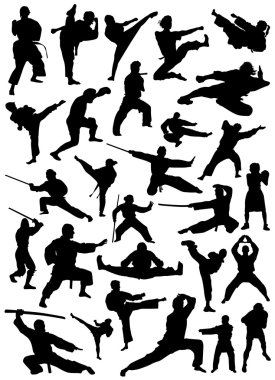 Collection of fighter clipart