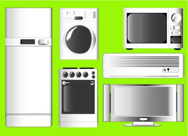 Home electronics icon clipart