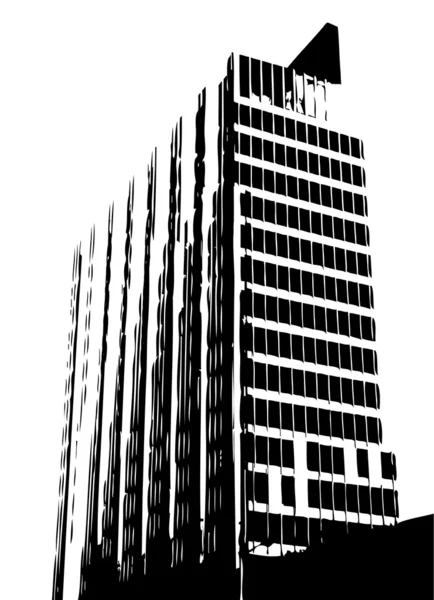 Abstracte gebouw — Stockvector