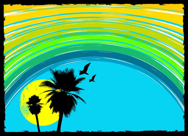 Conception tropicale — Image vectorielle