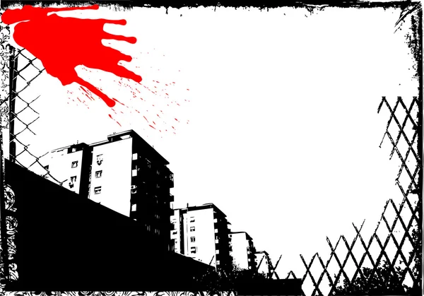 Grunge ville — Image vectorielle