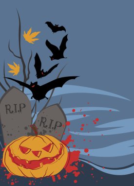 Happy halloween design clipart