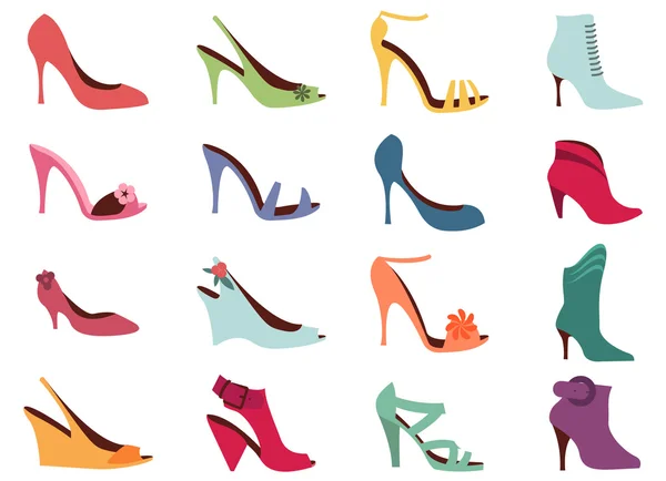 Fashion women shoes — Stock Vector