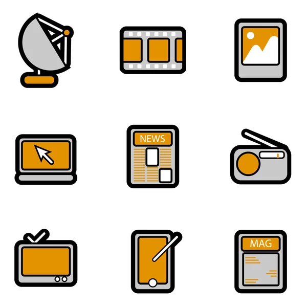 Icono de objeto electrónico — Archivo Imágenes Vectoriales
