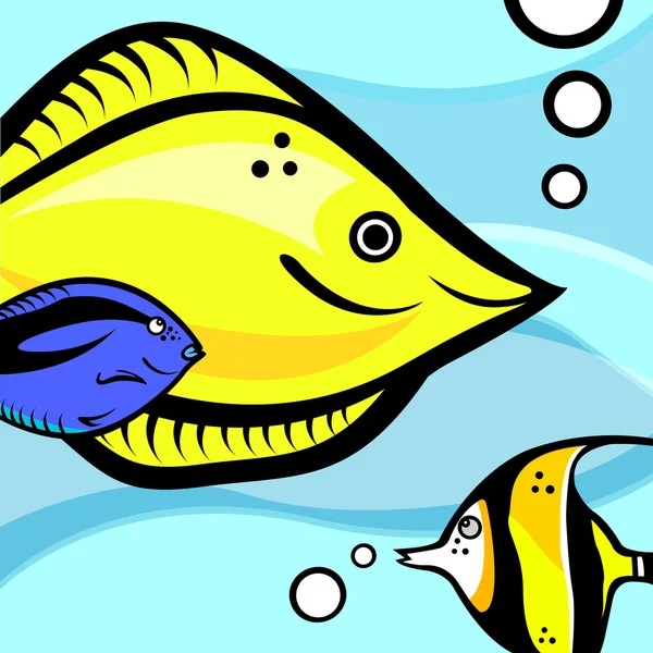 魚のグラフィック — ストックベクタ