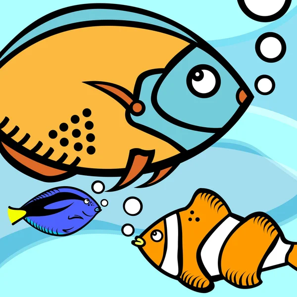 Balık grafiği — Stok Vektör
