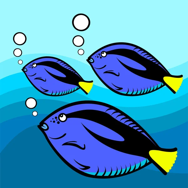 Рыбная графика — стоковый вектор