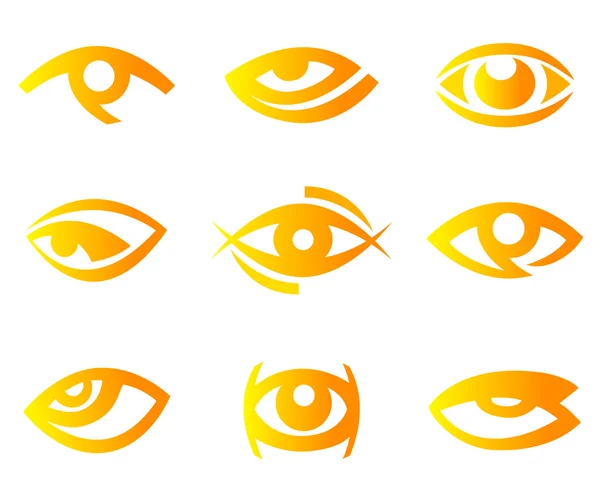 Μάτι σύμβολα — Διανυσματικό Αρχείο