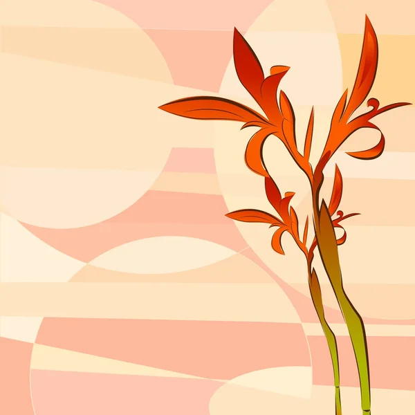Květina design pozadí — Stockový vektor