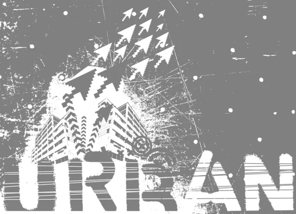 Abstract stedelijke — Stockvector