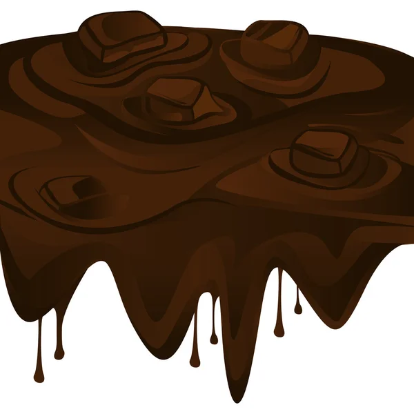 Horká čokoláda — Stockový vektor