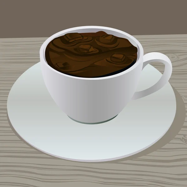 Hot chocolate — Stock Vector