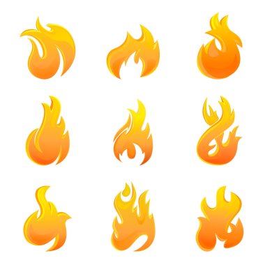 Fire symbol clipart