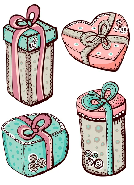 Gifts set — Stock Vector