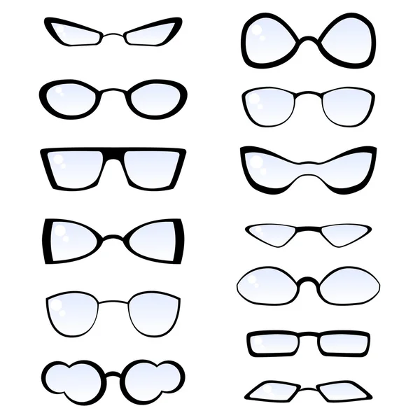 Ensemble de lunettes — Image vectorielle